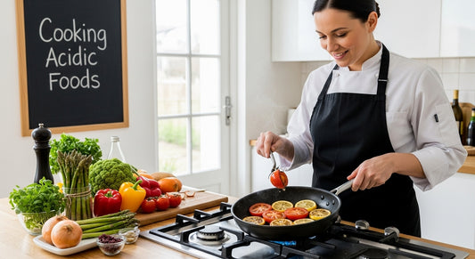carbon steel cooking acidic foods
