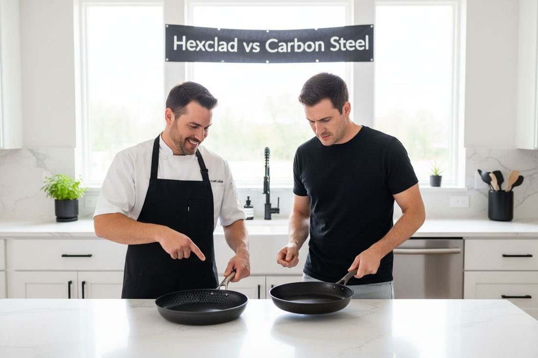 hexclad vs carbon steel
