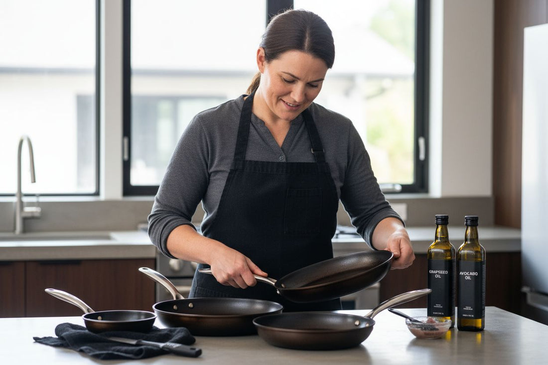 carbon steel seasoning kitchen