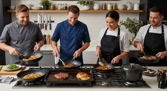 carbon steel cookware, kitchen, chefs