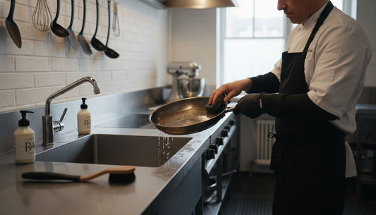 carbon steel pan cleaning