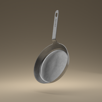 27cm Carbon Steel Sauté Pan - Brass&Steel