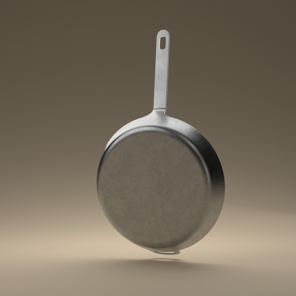 30cm Carbon Steel Sauté Pan - Brass&Steel